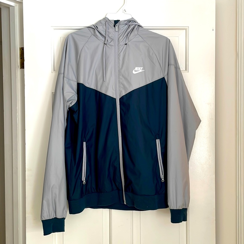 Nike Rain Jacket - Navy/Silver
